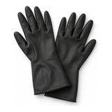 Guantes de látex negros reutilizables